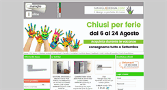 Desktop Screenshot of maniglieonline.com